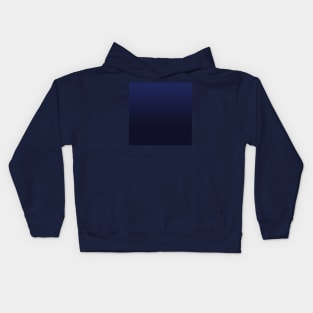 Classic Navy Blue Solid Ombre Gradient Kids Hoodie